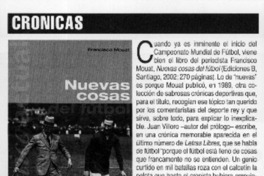 Nuevas cosas del fútbol