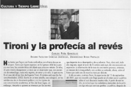 Tironi y la profecía al revés