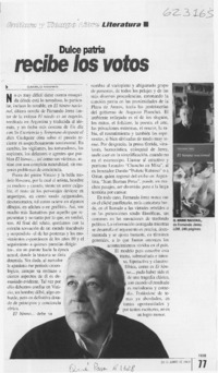 Dulce patria recibe los votos