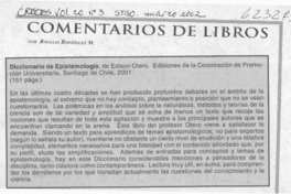 Diccionario de epistemología