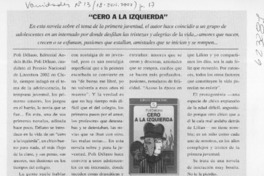 "Cero a la izquierda"