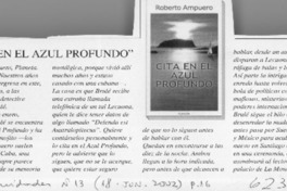 "Cita en el azul profundo"