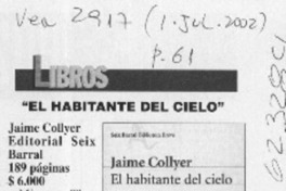 "El habitante del cielo"