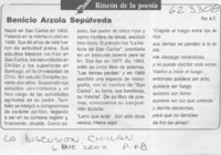 Benicio Arzola Sepúlveda