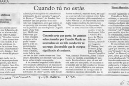 Cuando tú no estás