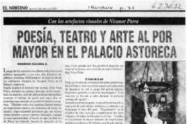 Poesía, teatro y arte al por mayor en el Palacio Astoreca