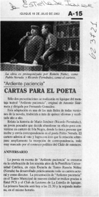 Cartas para el poeta