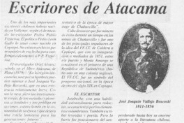 Escritores de Atacama