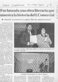 Fue lanzada una obra literaria que muestra la historia del I. Comercial