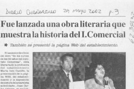 Fue lanzada una obra literaria que muestra la historia del I. Comercial