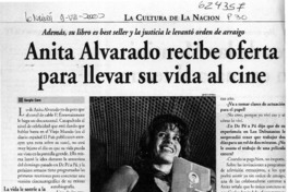 Anita Alvarado recibe oferta para llevar su vida al cine