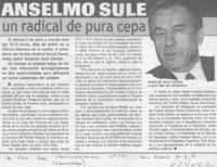 Anselmo Sule un radical de pura cepa  [artículo]