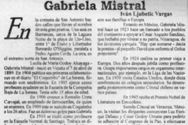 Gabriela Mistral