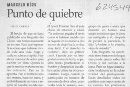 Punto de quiebre  [artículo] Felipe Correa