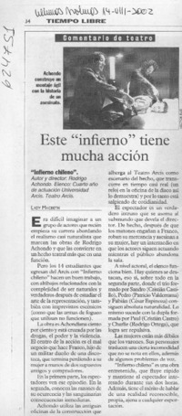 Este "infierno" tiene mucha acción