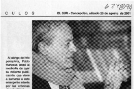 Con "El dedo en la llaga" apunta el sociólogo y escritor Pablo Huneeus