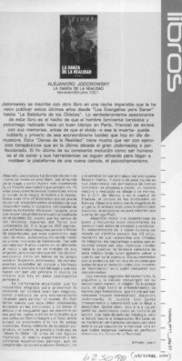 La danza de la realidad