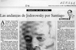 Las andanzas de Jodorowsky por Santiago
