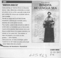 "Bendita mi lengua sea"  [artículo]