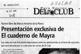 Presentación exclusiva de El cuaderno de Mayra  [artículo]