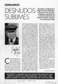 Desnudos sublimes  [artículo] Ana Victoria Esfornos