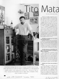 Tito Matamala  [artículo] Priscila Hernández Basualto