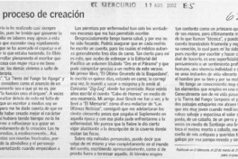 Sobre el proceso de creación  [artículo]