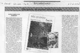 Día quinto, de Manuel Silva Acevedo  [artículo]