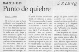 Punto de quiebre  [artículo] Felipe Correa