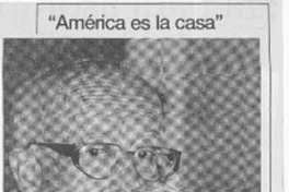 "América es la casa"  [artículo]