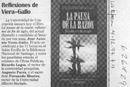Reflexiones de Viera-Gallo  [artículo]