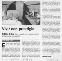 Vivir con prestigio  [artículo] Guillermo Zerda