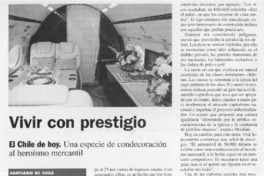 Vivir con prestigio  [artículo] Guillermo Zerda