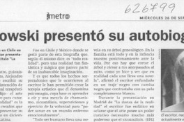 Jodorowsky presentó su autobiografía  [artículo]