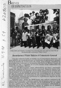 Recordaron a Víctor Jara en el Cementerio General  [artículo]