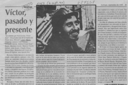 Víctor, pasado y presente  [artículo] Luis Alberto Mansilla