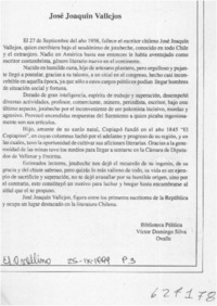 José Joaquín Vallejos  [artículo]
