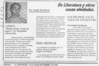 "Donde mejor canta un pájaro" de Alejandro Jodorowsky  [artículo] Jorge Sandoval
