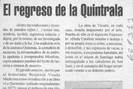 El Regreso de la Quintrala