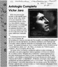 Antología completa Víctor Jara  [artículo]