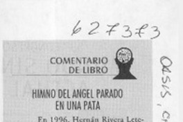 Himno del ángel parado en una pata  [artículo]