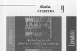 Antología de poesía chilena nueva  [artículo]