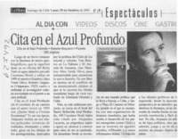 Cita en el azul profundo  [artículo]