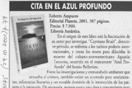 Cita en el azul profundo  [artículo] Rosa María Verdejo