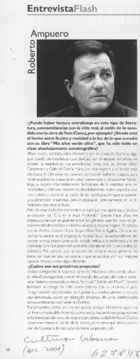 Roberto Ampuero  [artículo]