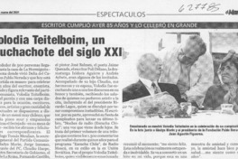Volodia Teitelboim, un muchachote del siglo XXI  [artículo]
