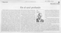 En el azul profundo  [artículo] Tito Castillo