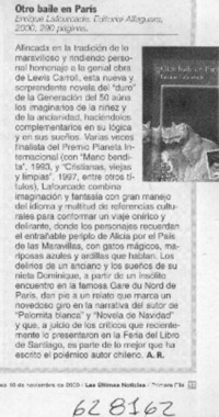 Otro baile en París  [artículo] A. R.