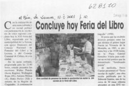 Concluye hoy Feria del Libro  [artículo]