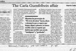 The Carla Guelfenbein affair  [artículo] Alejandro Zambra